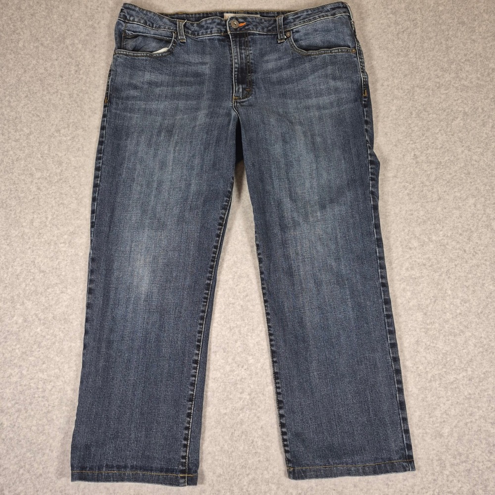 Lee Modern Series Jeans Mens 40x30 Blue L342 Straight Leg Stretch Denim